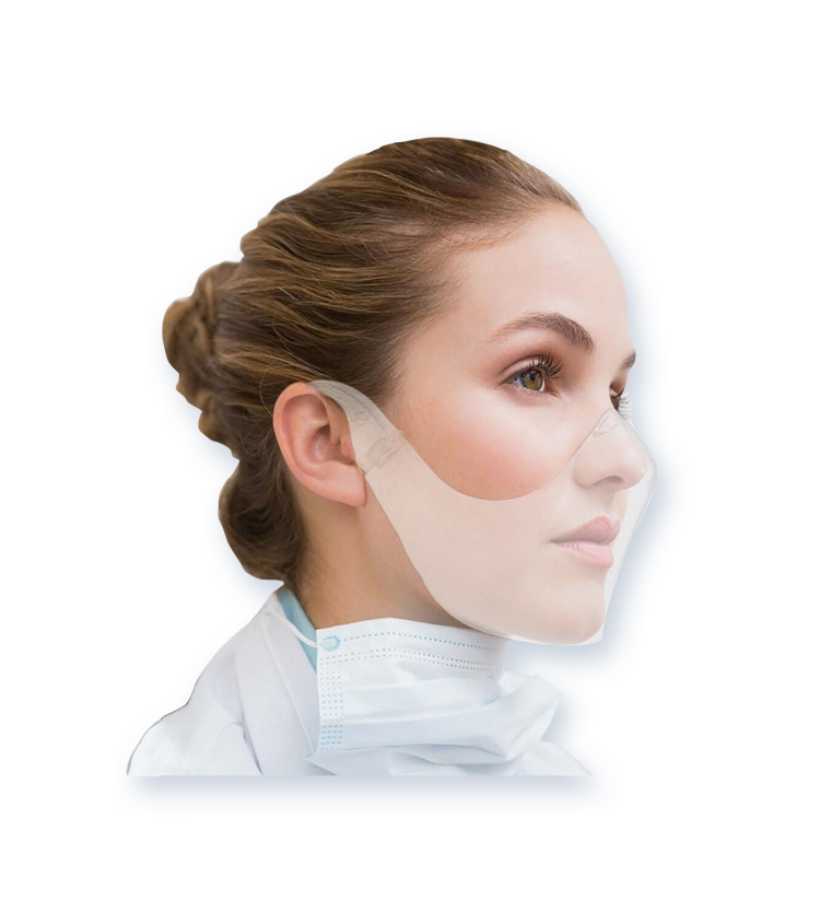 Clearshield transparent face mask